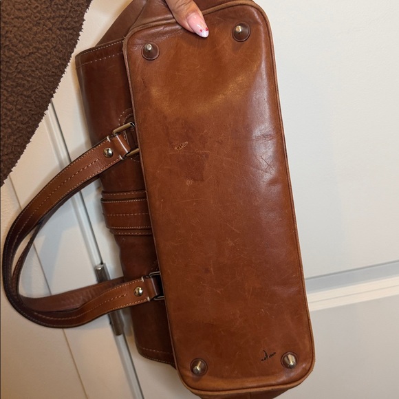COACH Y2K HAMILTON NEEDS TLC Brown Leather satchel - Picture 9 of 9
